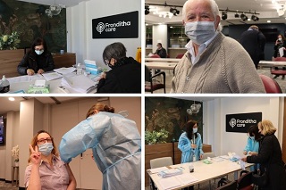 Fronditha Care Leads Vaccination of Residents, Workforce and Volunteers